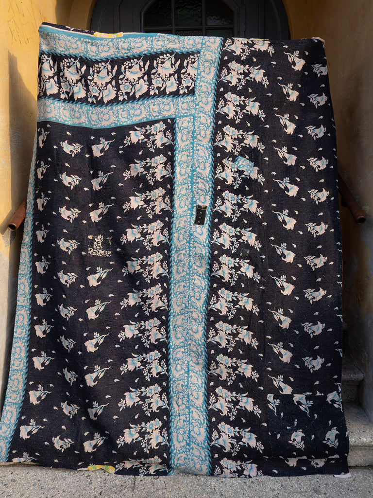 Indisk kantha sengetæppe - 474