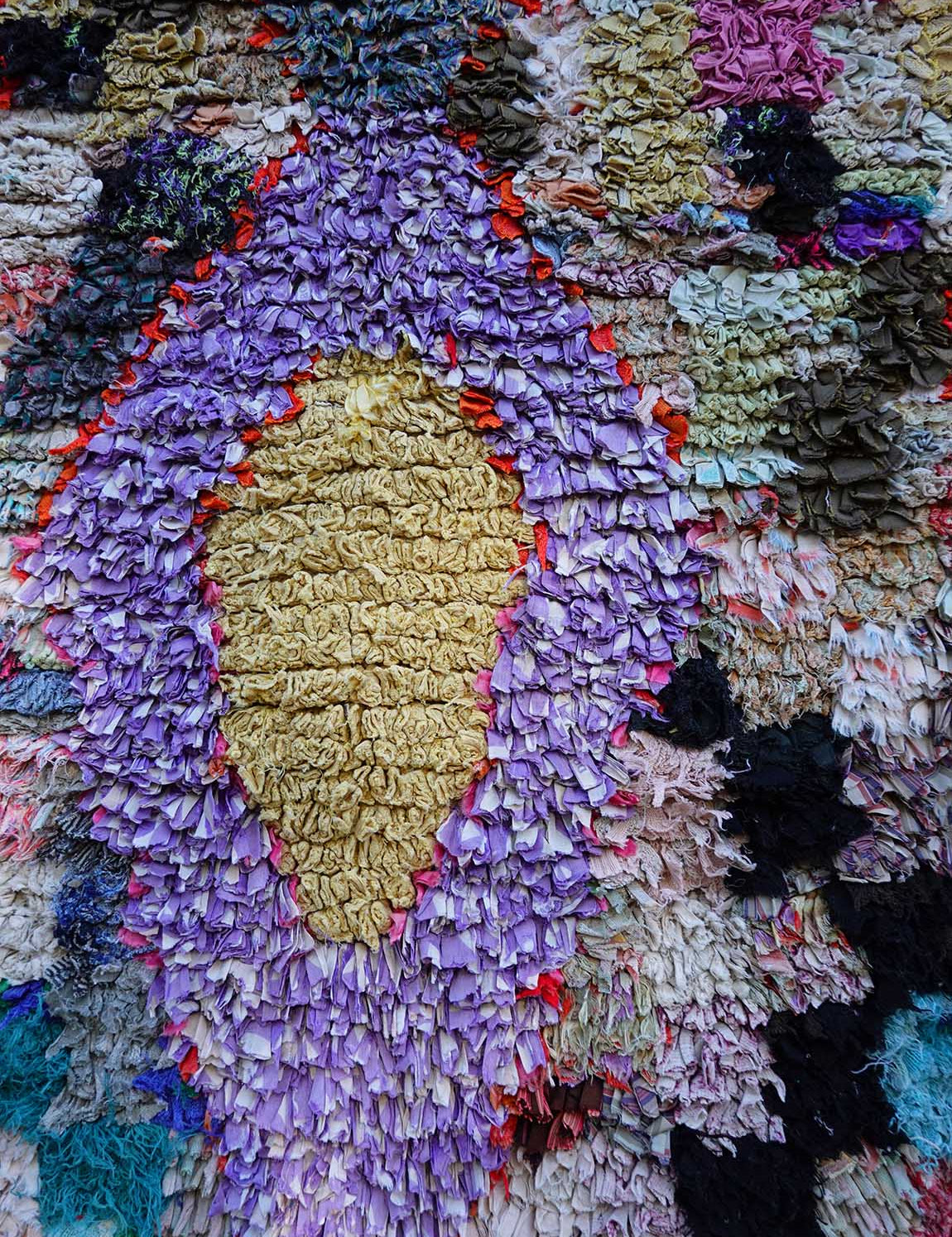 Moroccan vintage rug - Boucheroite 476