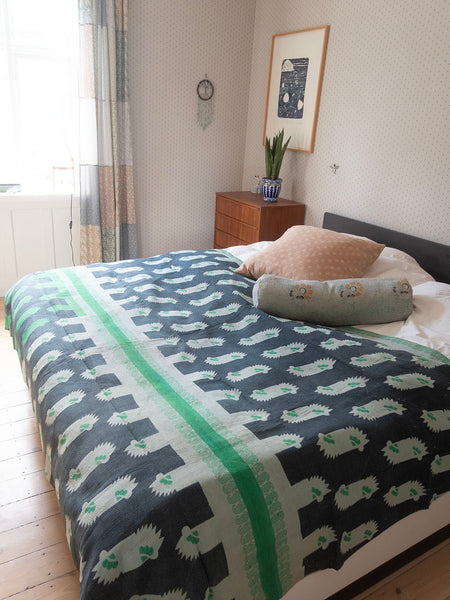 Indian Kantha Bedspread - 47