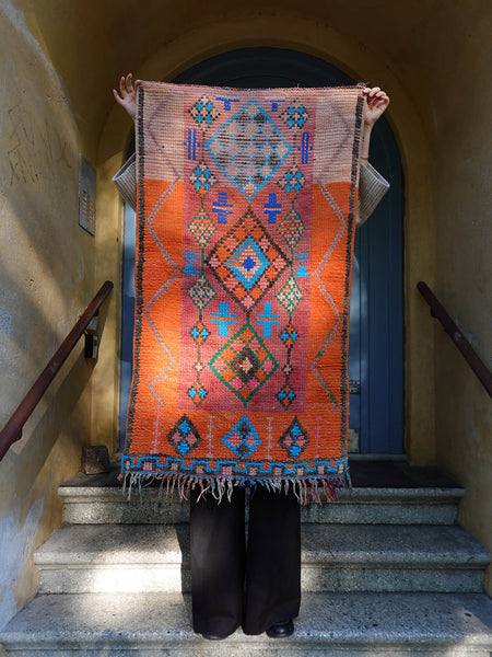 Moroccan vintage rug - Boujaad 472
