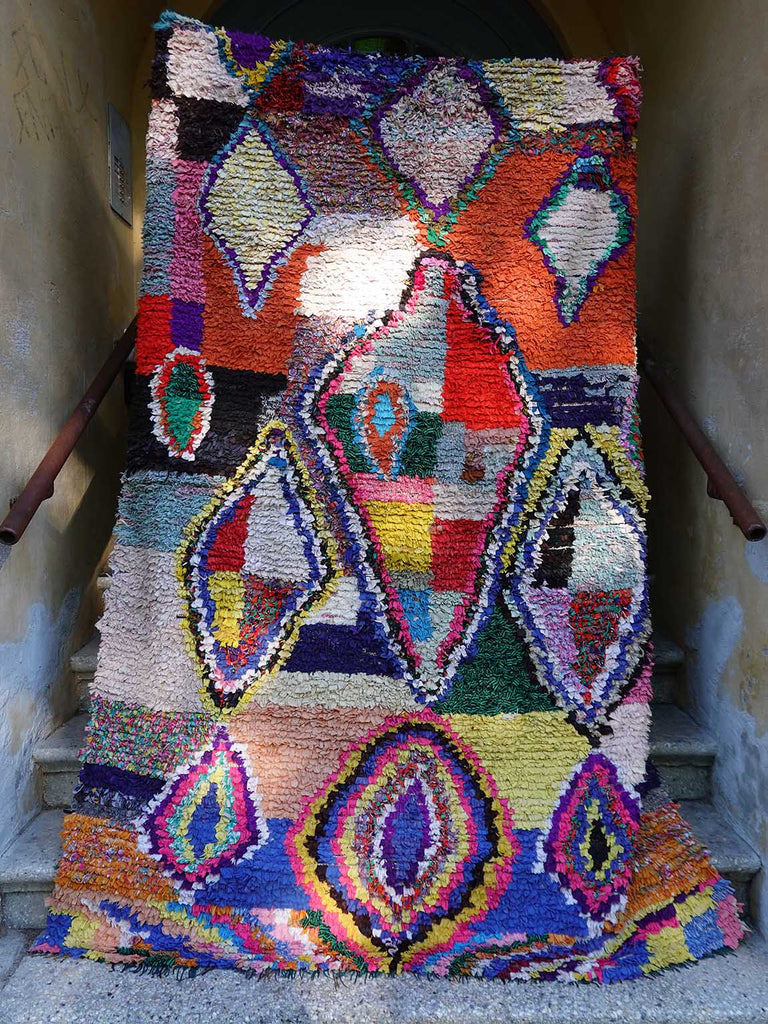 Marokkansk vintage tæppe - Boucheroite 484