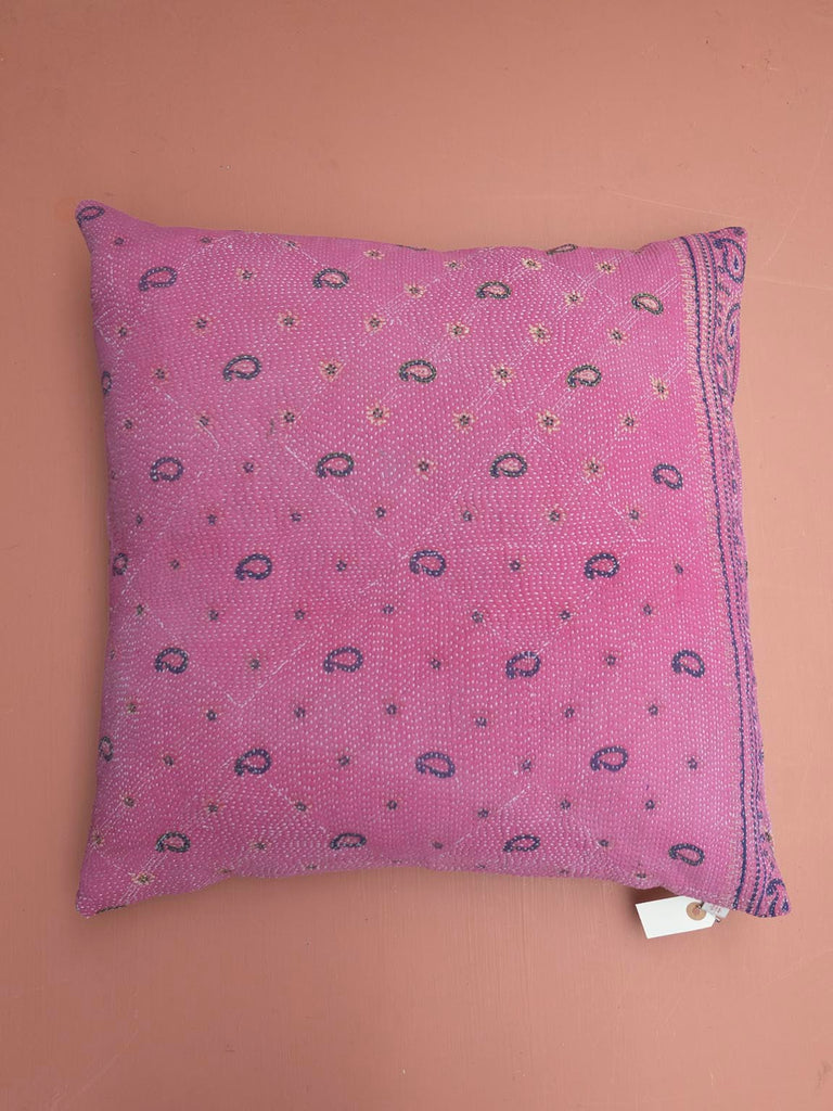 Indisk kantha pude L - 490