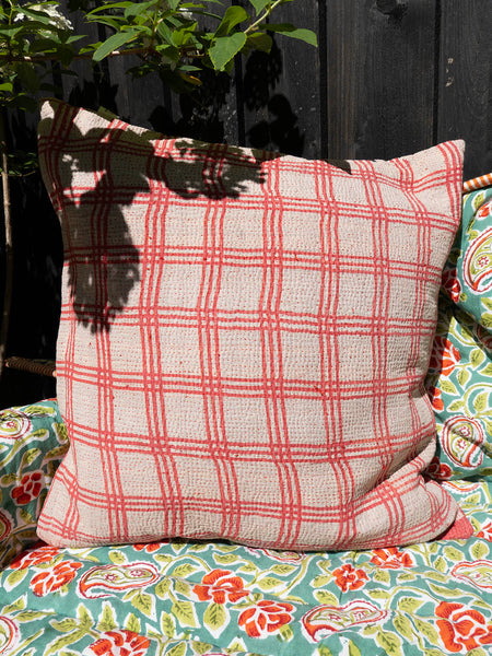 Indisk kantha pude M  - 497