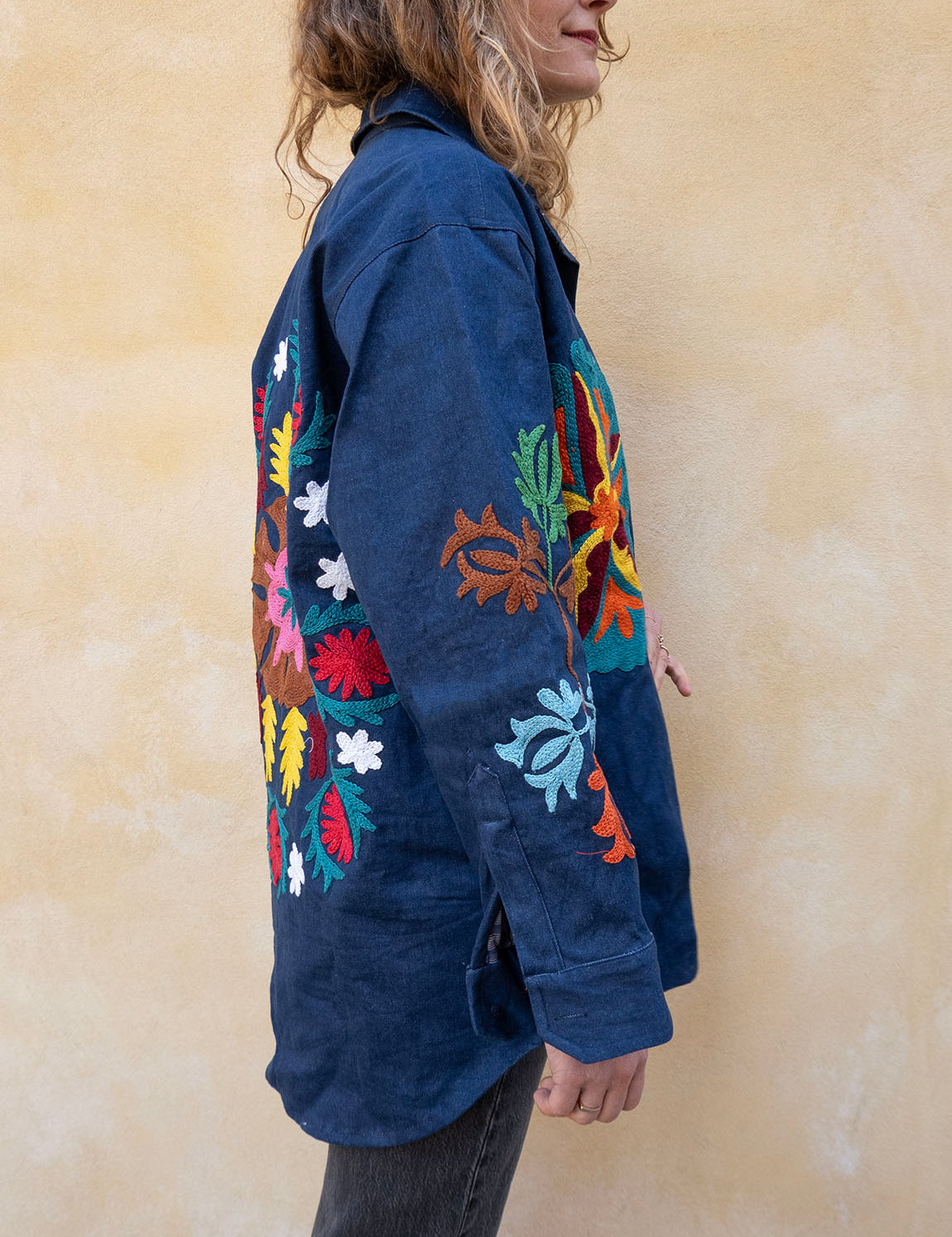 Denim Suzani Jacket - 4