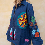 Denim Suzani Jacket - 4