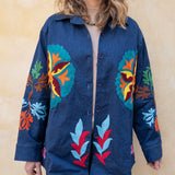 Denim Suzani Jacket - 4