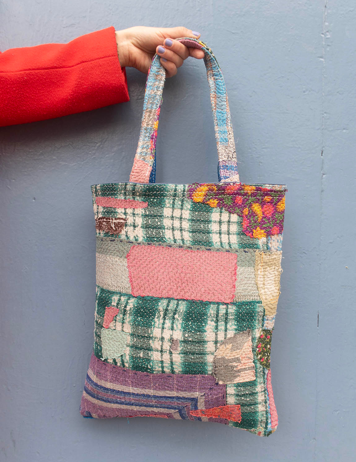Kantha Mini Shopper 04