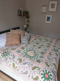 Indisk kantha suzani sengetæppe 50
