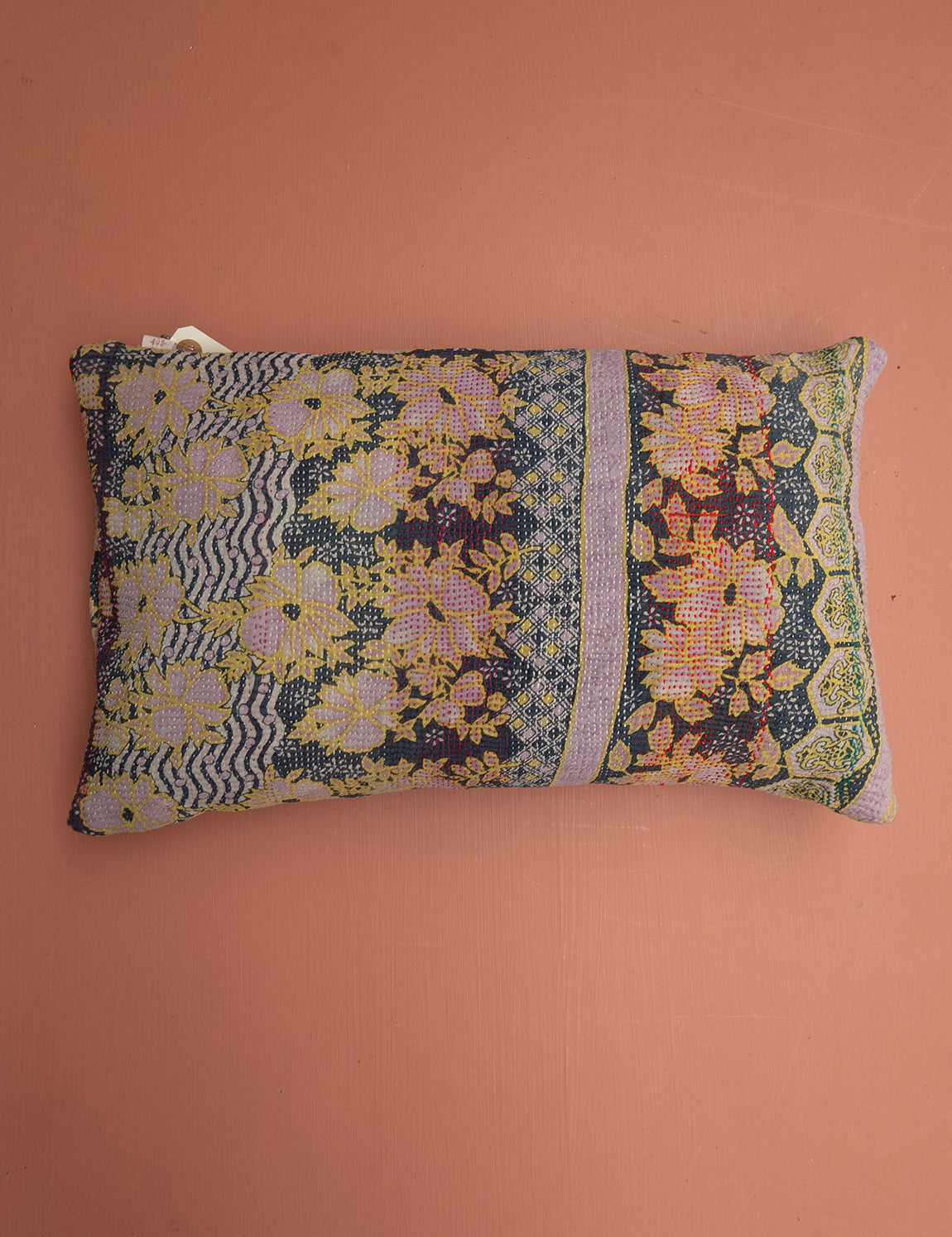 Indian kantha cushion S - 512