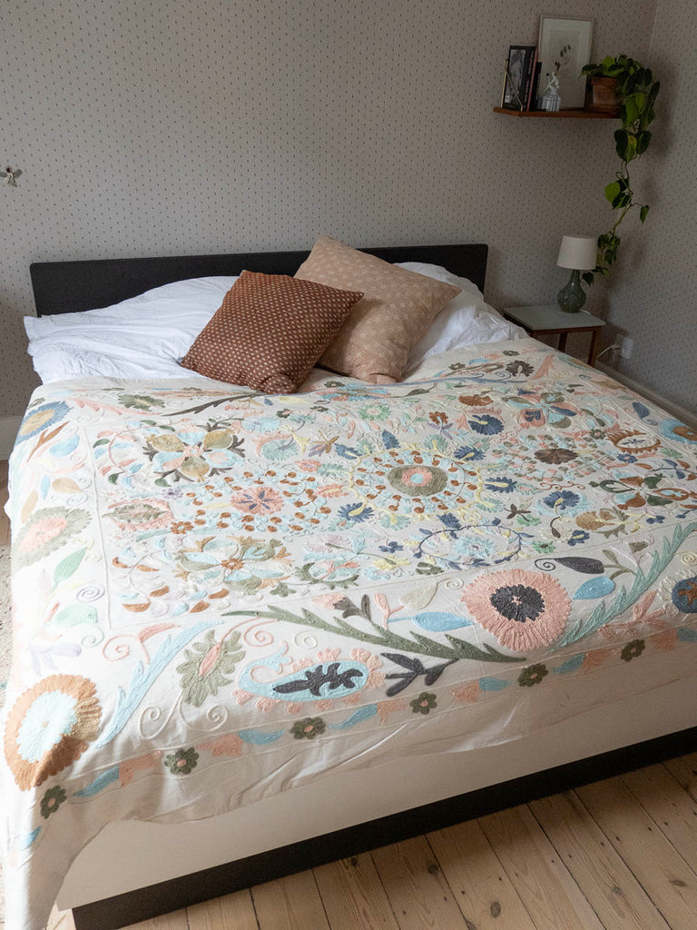 Indisk suzani sengetæppe 52