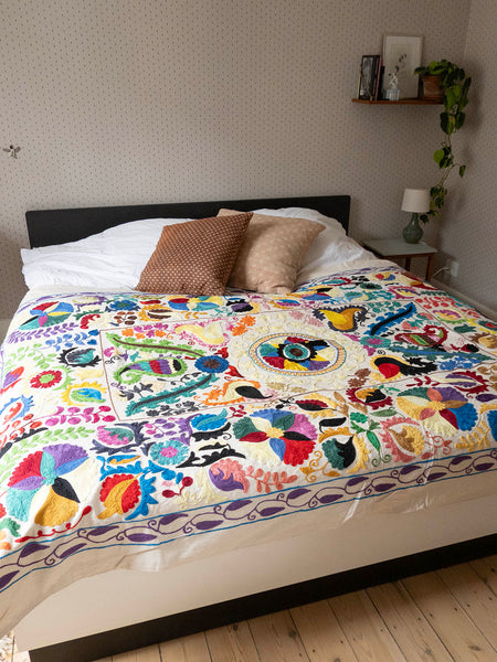 Indisk suzani sengetæppe 53