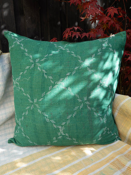 Indian Kantha Pillow L - 336