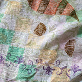 Indisk kantha suzani sengetæppe 54