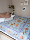 Indisk kantha suzani sengetæppe 54
