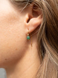 Earring No. 24 - Green Aventurine