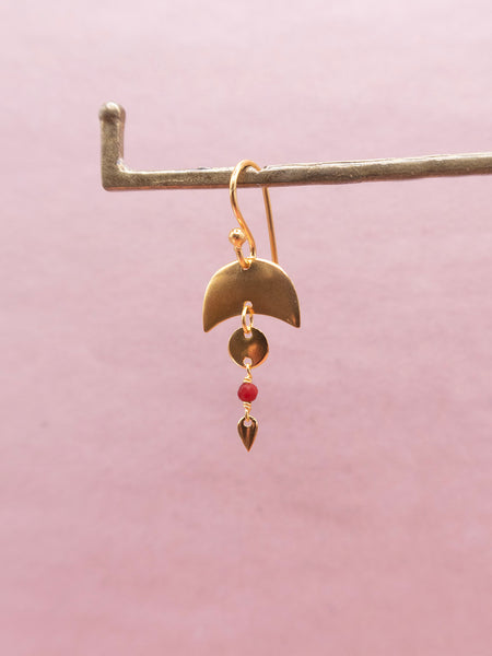 Earring No. 30 - Coral