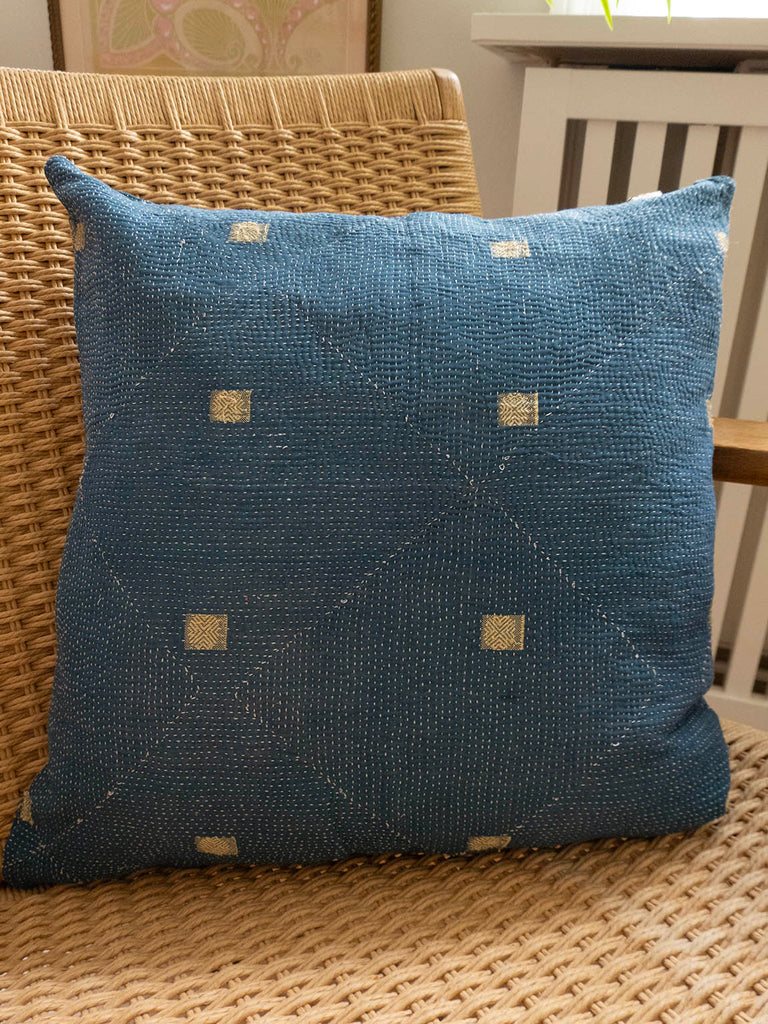 Indisk kantha pude M  - 610