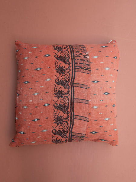 Indisk kantha pude M  - 654