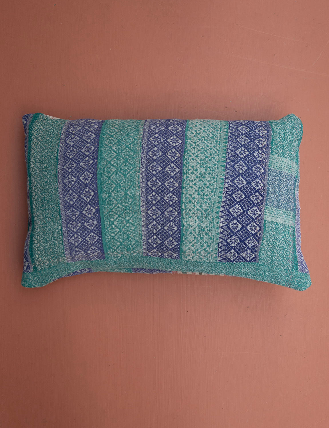 Indian kantha cushion S - 674