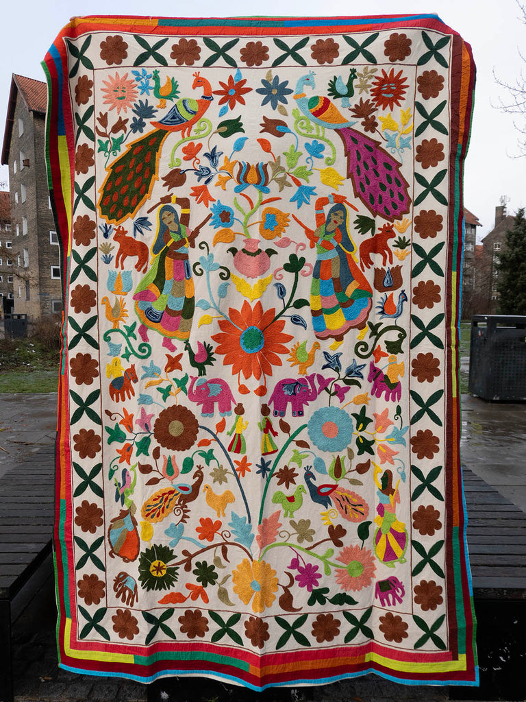 Indisk suzani sengetæppe 67