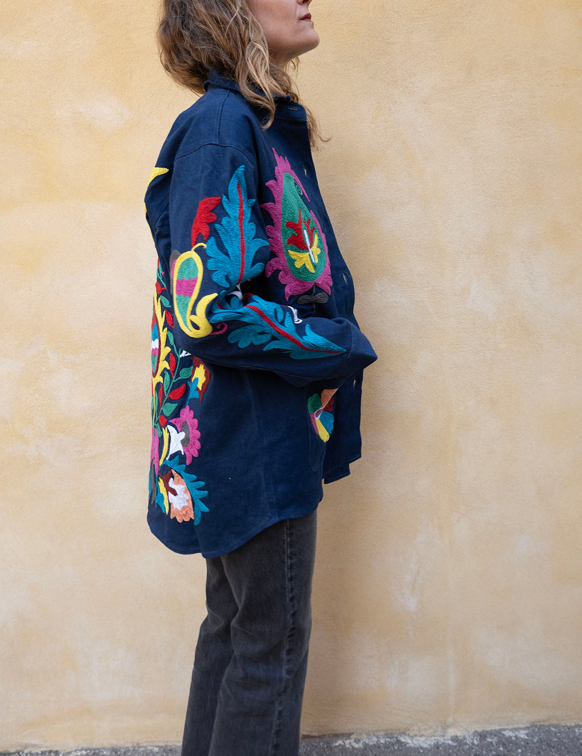 Denim Suzani Jacket - 6