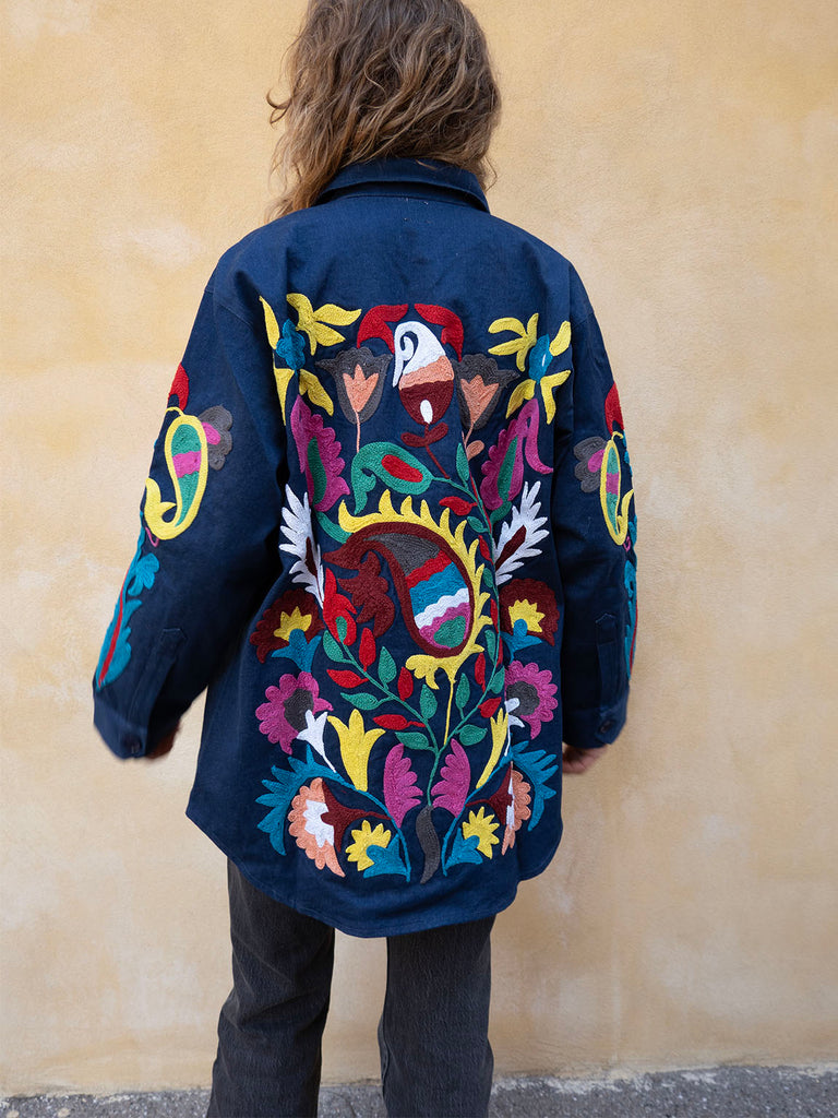 Denim Suzani Jakke - 6