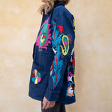 Denim Suzani Jacket - 6