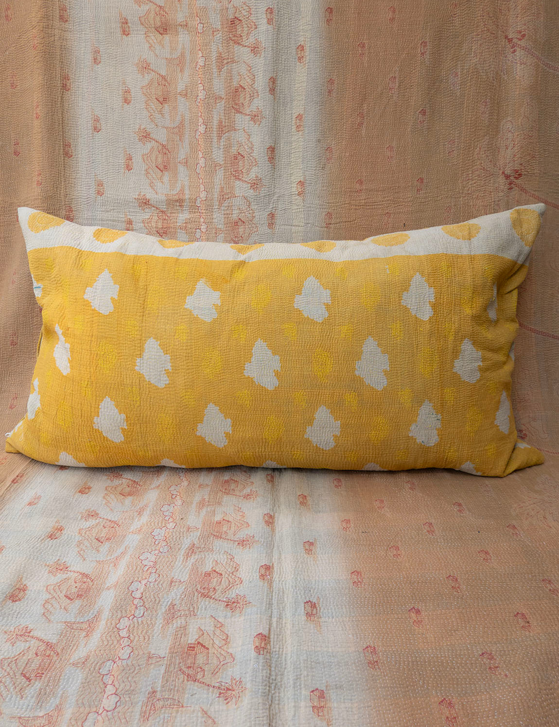 Indian kantha cushion XL - 726