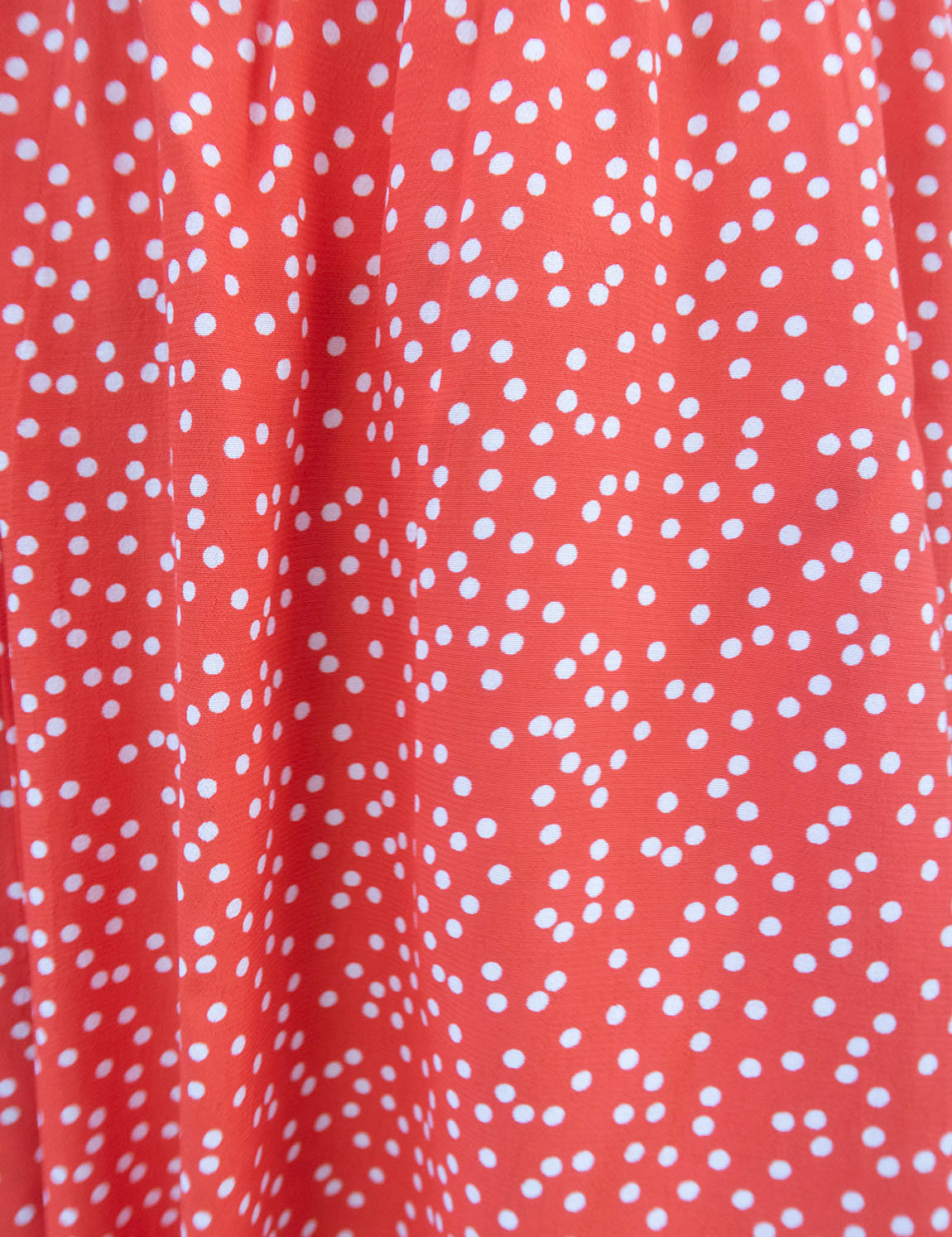 Summer Skirt - 74 Rød m Prikker