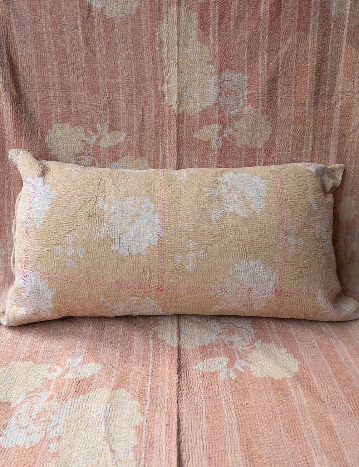Indian kantha cushion XL - 761