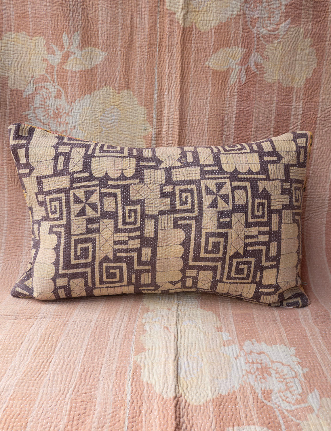 Indian kantha cushion S - 769
