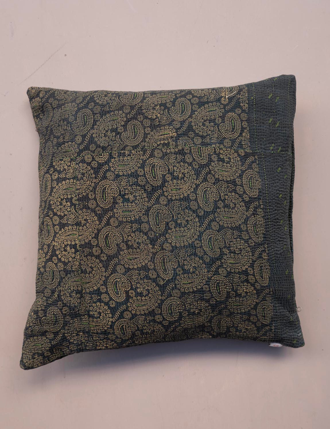 Indian kantha cushion M  - 779