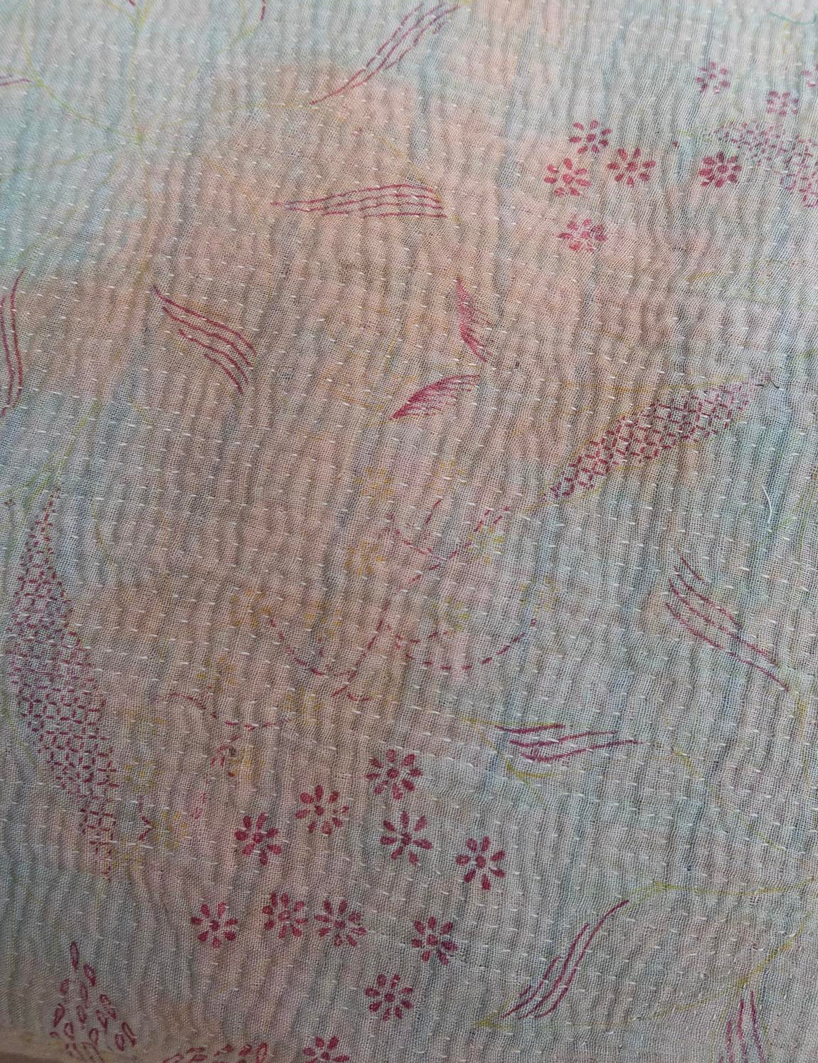 Indian kantha cushion S - 792