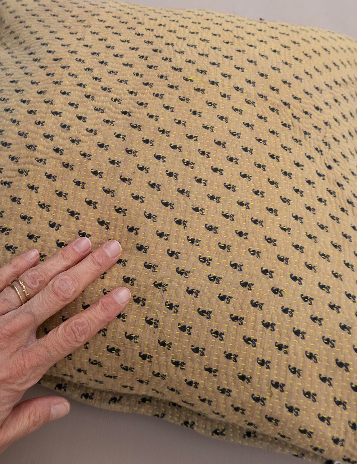 Indisk kantha pude M  - 797