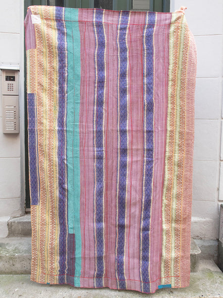 Indian Kantha Bedspread - 07