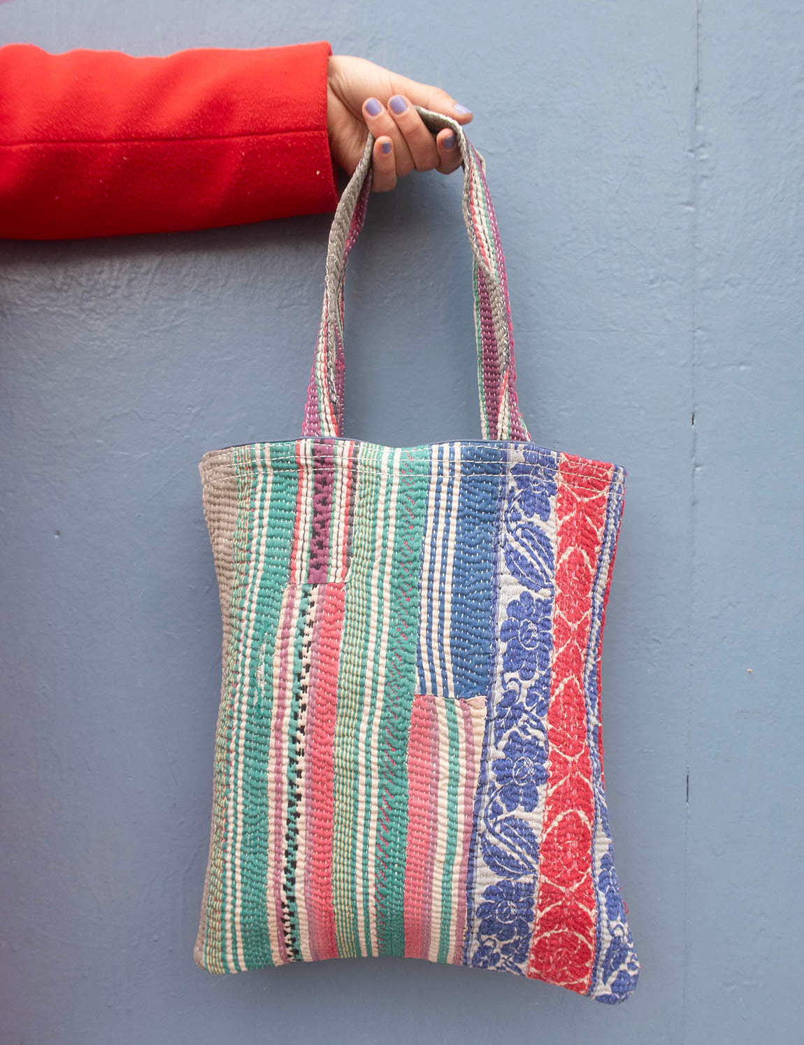 Kantha Mini Shopper 07