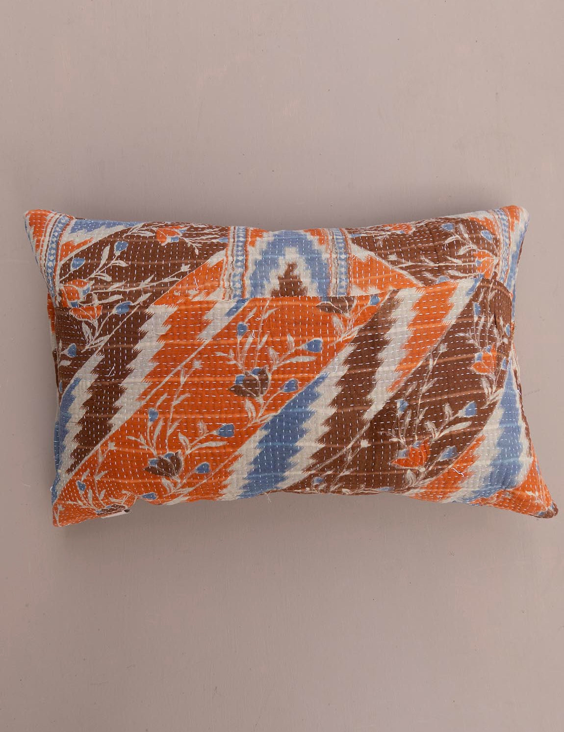 Indian kantha cushion S - 807