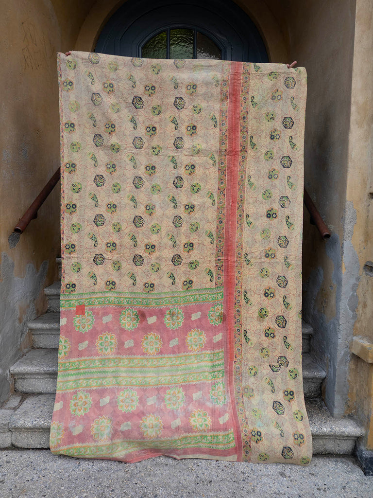 Indisk kantha sengetæppe - 807