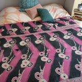 Indian kantha bedspread - 810