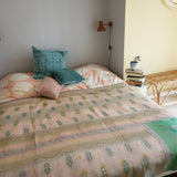 Indian kantha bedspread - 810