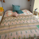 Indian kantha bedspread - 810