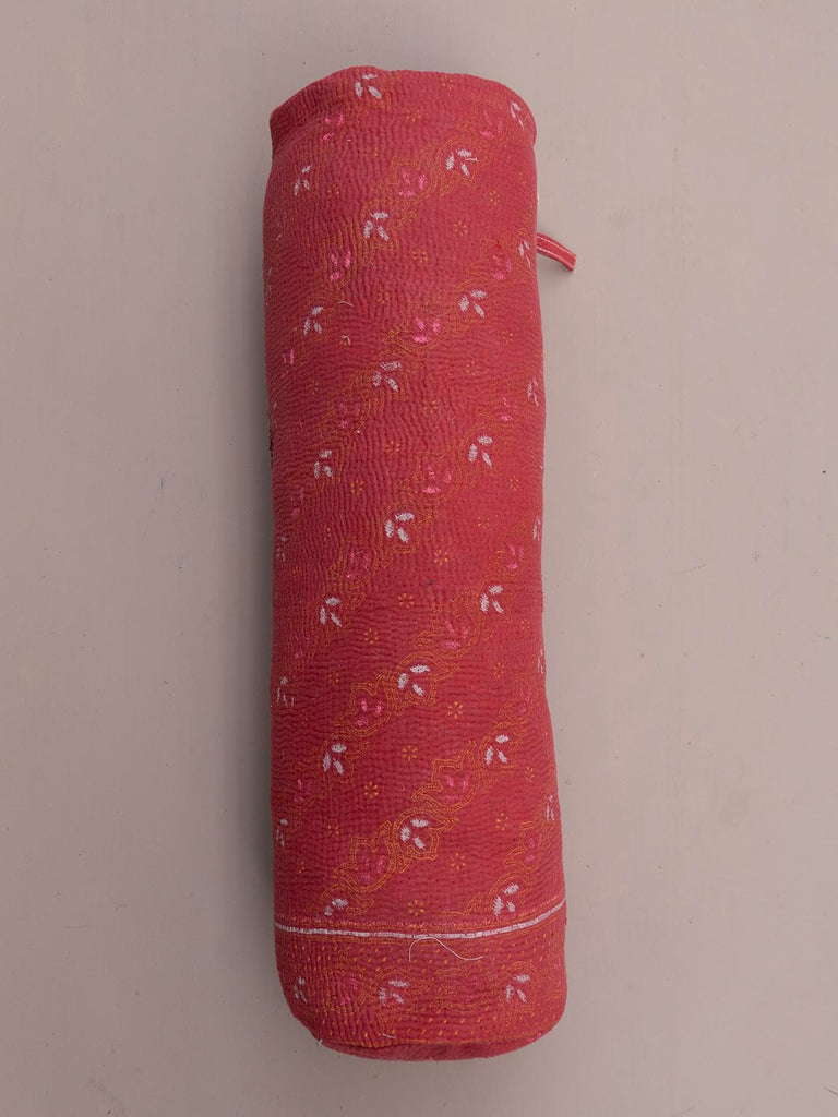 Indisk kantha pude Cylinder - 813