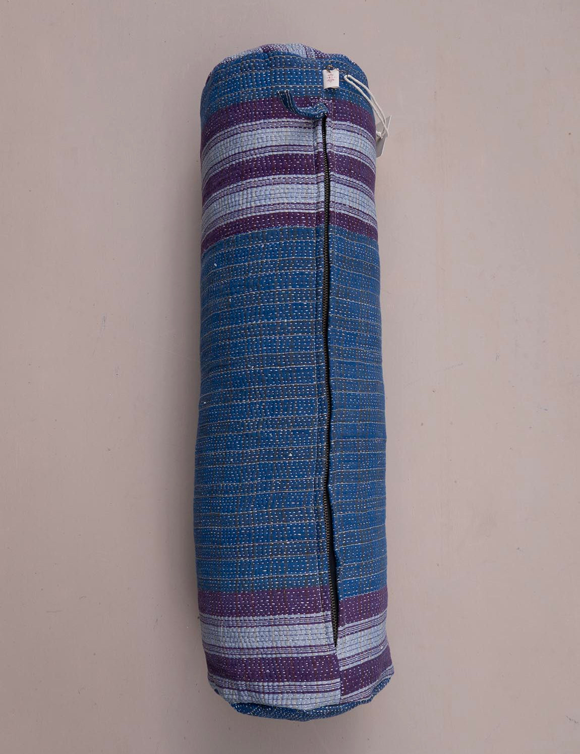 Indian kantha cushion Cylinder - 814