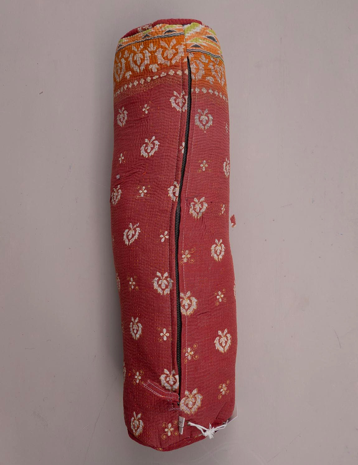 Indisk kantha pude Cylinder - 818