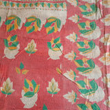 Indian kantha bedspread - 818