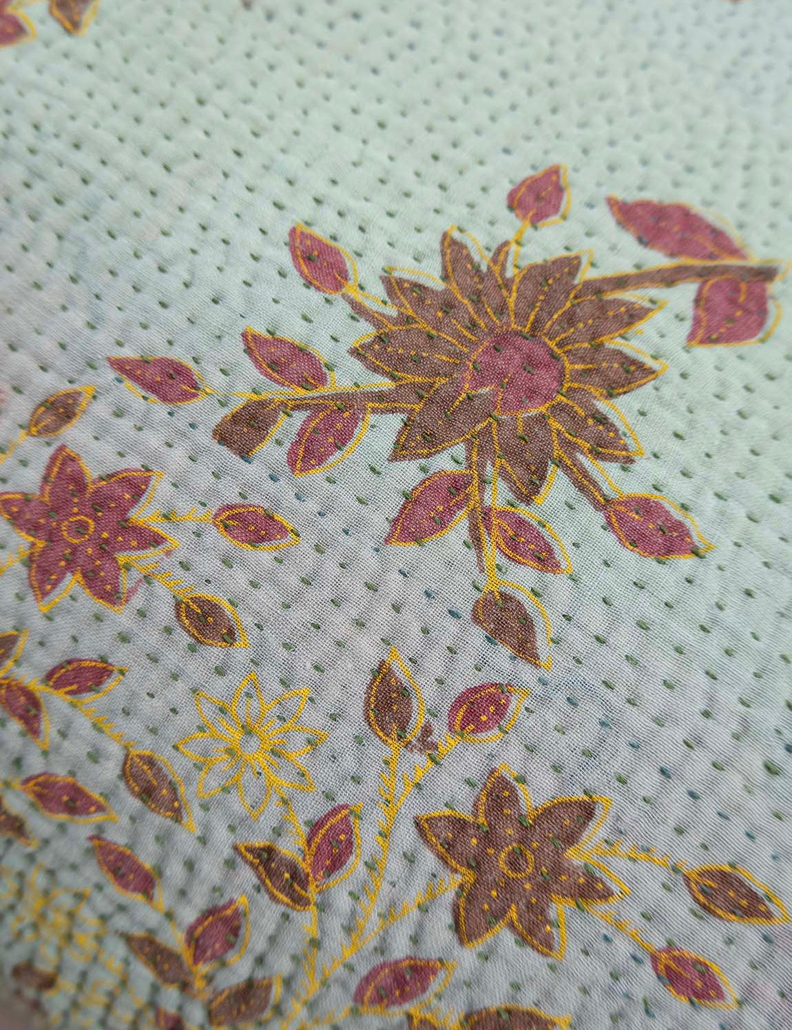Indisk kantha pude XL - 824
