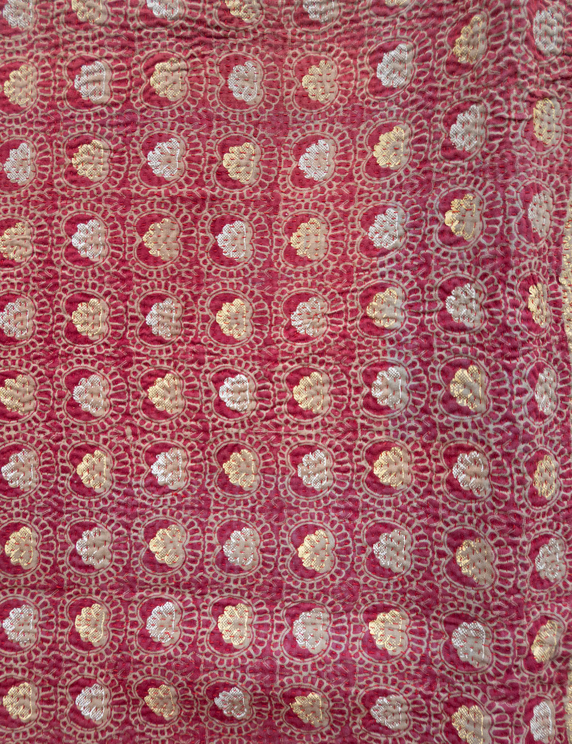 Indian kantha bedspread - 831