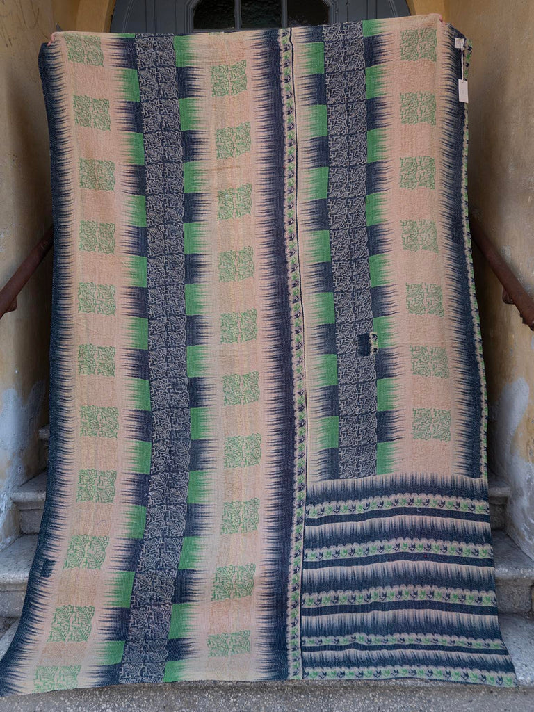 Indisk kantha sengetæppe - 834