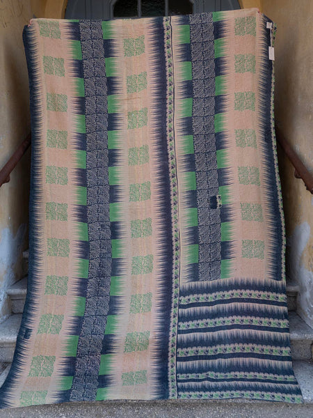 Indisk kantha sengetæppe - 834