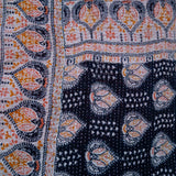 Indian kantha bedspread - 834